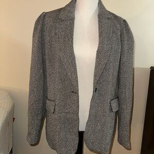 a new day Women's Black and White Blazer
